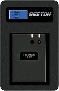 LP-E10 USB Charger for Canon Camera (Black, 200g)