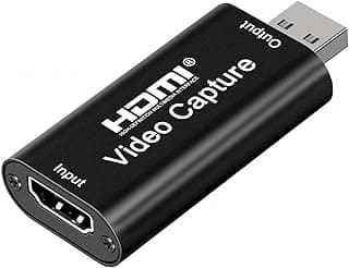 بطاقة تسجيل فيديو 4K HDMI، محول صوت للألعاب بمنفذ HDMI إلى USB 2.0 للبث المباشر ومؤتمرات الفيديو والتعليم والألعاب من اوديو اكسبريس
