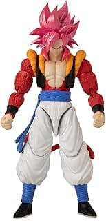 Dragon Stars Figures Super Saiyan 4 Gogeta | Dragon Ball Super Gogeta Action Figure | 17cm Articulated Dragon Ball Figure | Bandai Dragon Stars Anime Figures | Anime Gifts And Anime Merch