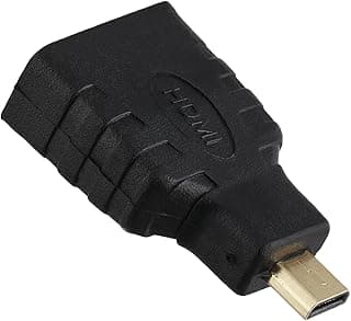 موصل محول HDMI أنثى إلى Micro HDMI ذكر لشاشات التلفزيون وDVD