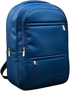 Leather Laptop Waterproof Backpack 17 Inches