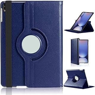 Case For Samsung Galaxy Tab S10 Plus / S9 FE Plus / S9 Plus Case (12.4 inch Tablet Case 2024/2023) 360° Rotating Smart Folio Cover For Samsung Galaxy Tab S10+ / S9 FE + / S9 + (BLUE)