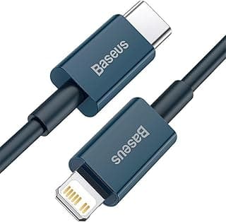 كابل من باسيوس بطول 2 متر نوع USB-C إلى Lightning متوافق مع آيفون