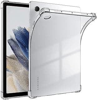 جراب شفاف ممتص للصدمات لسامسونج جالاكسي Tab S6 Lite 10.4 بوصة (2024/2022/2020)، مقاوم للصدمات [زوايا معززة] غطاء TPU شفاف نحيف وخفيف الوزن