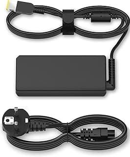 شاحن من غير أصلي بتقنية USB، متوافق مع أجهزة الكمبيوتر المحمولة لينوفو ثينك باد وايديا باد ويوجا، قدرة 65 واط