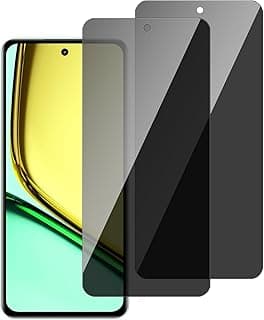 [عبوة 2 قطعة] اسكرينة حماية للخصوصية لهواتف Realme C75/C67/C71/C75X/C65 4G/5G مضادة للتجسس صلابة 9H تغطية كاملة HD