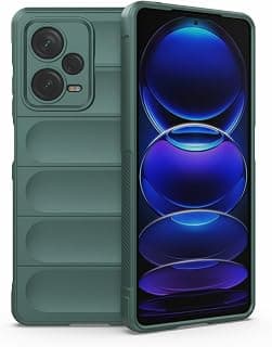 جراب حماية سيليكون ممتاز متوافق مع Redmi Note 12 Pro Plus، جراب Magic Shield مضاد للصدمات مع حماية للكاميرا لهاتف Redmi Note 12 Pro Plus 5G (أخضر)