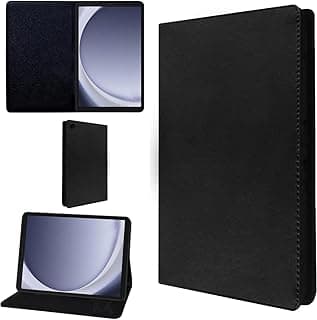 Case for Samsung Galaxy Tab A9 8.7 Inch 2023 SM-X110/X115/X117 Flip Cover (Black) PU Leather