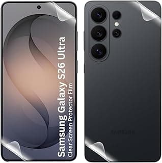 BESHYAKA Front and Back Flixable Screen Protector Compatible With Samsung Galaxy S26 Ultra – Full Coverage, Dust Resistant, Bubble-Free, Easy Install, HD Clear – Not A Glass