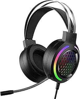 سماعة جيمنج ستيريو FV-G99 RGB، سلكية، محرك 50 مم، لـ PS5، اكس بوكس One، كمبيوتر، موبايل