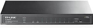 سويتش TL-SG2210P ذكي جيجابت 8 منافذ مع PoE و 2 منفذ SFP - أسود