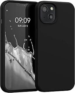 Case Compatible with Apple iPhone 13 Case - Soft Protective TPU Silicone Phone Cover - Black