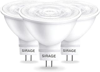 SIRAGE, LED SpotLight Bulb MR16, GU5.3 Base Fork, 6 Watt, 3 Pieces (White)