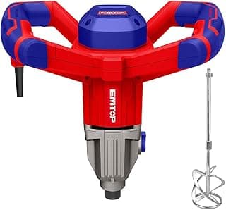 خلاط كهربائي للدهان والمونة 1400W - أزرق/أحمر