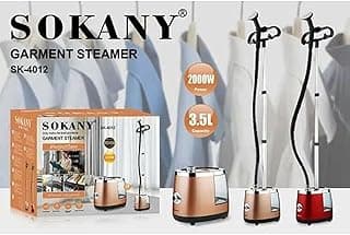 steamer from sokany fast heating time removable tank for sk-4012 peach
