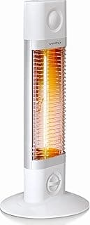 CH1200LT Free Standing Carbon Infrared Heater, White