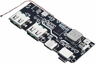 باور بانك ليثيوم أيون بمنفذ مايكرو USB مع شحن سريع و حماية حرارية للهواتف الذكية و الأجهزة اللوحية بـ 3 منافذ