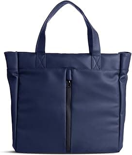 AR Tote Bag by Arij Bags | Large Hand Bag for Laptop and Daily Use - Adjustable and Removable Crossbody Strap, Main Pocket, Laptop Pocket, Inner Pockets, Front Pocket (39 × 38 × 12 cm)