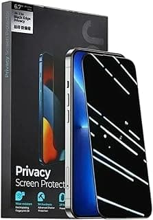 Screen protector Anti-Spy Tempered Glass Guard for iPhone XS Max Full Coverage Privacy Screen Shield Shatterproof 9H Strength Easy Alignment Protection