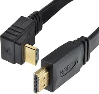 HDMI Cable Right Angle High Speed 90 Degree Flat High Resolution 1080P for TV PC Monitor Box PS4/5 Cable (1.5m)