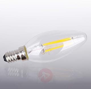 Led Filament Chip E14 220V Dimmable Edison Candle Light Bulb 4W Replace 20W Incandescent Lamp Lighting Of 4 -Warm White Light