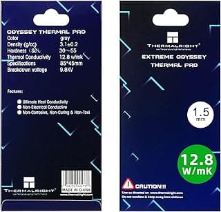 ثيرمال باد Thermalright مقاس 1.5mm بقدرة 12.8 W/mK، مقاس 85x45x1.5mm، غير موصل للكهرباء، Odyssey Silicone للابتوب وكرت الشاشة والمعالج