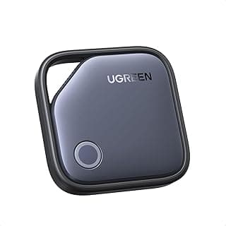 Finder Compatible with Apple Find My (iOS Only), Bluetooth Tracker for Luggage, Key Finder, Smart Tag for Keys, Suitcases, Passports with Replaceable Battery