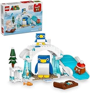 LEGO Super Mario 71430 Adventure Penguin Ice Family Expansion Set for Kids, Includes Goomba Figure, Toy Gift for Boys, Girls, and Electronic Game Enthusiasts Aged 7 and Up