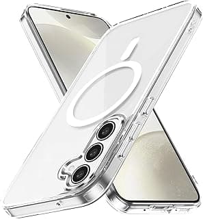 جراب خلفي مغناطيسي لسامسونج Galaxy A17 5G/4G، متوافق مع MagSafe، غطاء مطفي شفاف، حماية ضد الصدمات