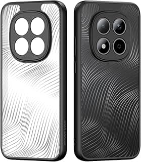 Matte Case for Redmi Note 15 Pro 5G, Shockproof Soft Flexible Anti-Scratch Phone Cover - Black