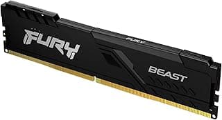 ذاكرة رام عالية الأداء فيوري بيست سعة 8 جيجابايت بسرعة 3200 ميجاهرتز DDR4 CL16 للكمبيوتر المكتبي ممتازة للألعاب وأداء الجرافيك، 1 قطعة