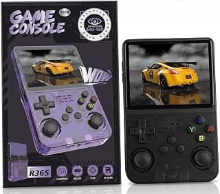 Zain R36S Retro Handheld Game Console - 64GB Portable Video Game Player, 640x480 IPS Screen, Dual Joysticks