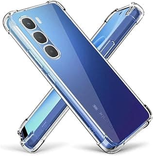 Clear Case Compatible with Infinix Hot 60 5G Case Soft TPU Transparent Back Cover with Airbag Shockproof 4 Corners and Camera Lens Protection