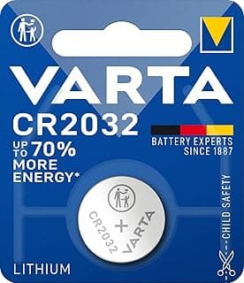 cr2032 lithium non-rechargeable coin battery - 3 volts