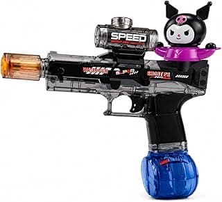 High Speed Water Gun – Continuous & Automatic Push – Modern Design 24x16x6cm – Built-in Water Tank – Black & Red Random Color