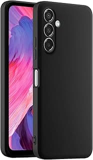 Colourful Silicone Mobile Phone Case, Suitable for Samsung Galaxy M55 5G (6.7 Inches) - Black
