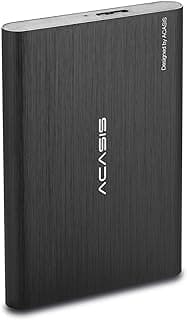 USB3.0 2.5" Portable External Hard Drive 320GB Hard Drive for Desktop Laptop HDD (320GB, Black)