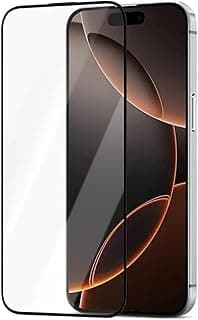 JR-MLG0287 Tempered Glass Screen Protector (2.5D Full Screen with Black Edge）for iP 16 Pro Max (Anti-Blue Light+Dustproof)