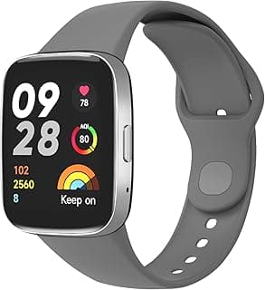 Strap Compatible with Redmi Watch 3 Active Women Men, Soft Silicone Replacement Bracelet for Redmi Watch 3 Active