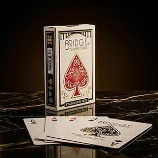 Bridge | Premium Playing Cards | Very Good Quality | Perfect For Travel And Everyday Use | Super Fine.