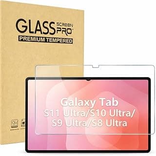 Screen Protector Compatible with Samsung Galaxy Tab S11 Ultra/Tab S10 Ultra/Tab S9 Ultra/Tab S8 Ultra, Shatterproof, Scratch Resistant, Bubble Free for Samsung Tab S11 Ultra 14.6 inch