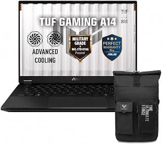 ASUS TUF Gaming A14 [FA401EA-RG321W] AMD Ryzen™ AI MAX+ 392 / LPDDR5X 32GB / 1TB SSD/AMD Radeon™ 8060S Graphics / 2.5K 14.0-Inch 165Hz / WIN 11/1 Year Perfect Warranty Pro +[TUF Backpack]
