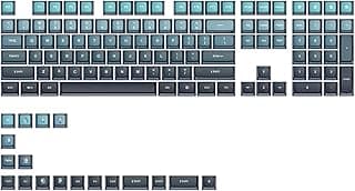 for Skyloong GK7 PBT Translucent Keycaps Compatible with 60%/65%/75%/80%/96%/100% Keyboard Layout (Gradient Blue)