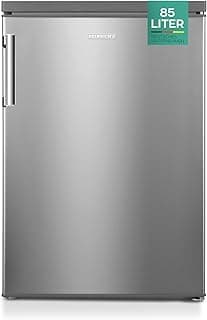 Heinrich´s Freezer, 85 litres, temperature: -18 °C ~ -38 °C, freezer, 3 x freezer drawers, continuous temperature control, airflow, interchangeable door hinge, inox [Energy Class E]