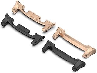 2 Pairs Metal Bracelet Connectors Compatible with Samsung Galaxy Watch 8 40mm 44mm/Watch 8 Classic 46mm, Stainless Steel Bracelet Accessories