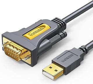 كابل محول USB 2.0 إلى RS232 DB9 تسلسلي ذكر مع شريحة PL2303، طول 10 قدم 20223