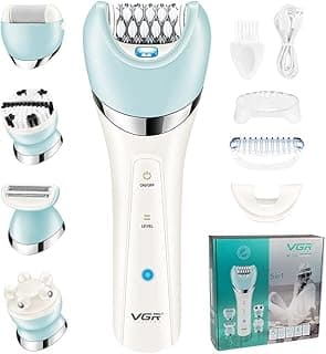 طقم عناية نسائي احترافي 5 في 1 VGR V-703 للوجه والجسم
