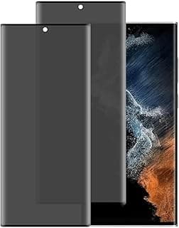 Galaxy S22 Ultra Privacy Screen Protector，S22 Ultra Screen Protector -Anti-Spy 9H Hardness HD Tempered Glass Black Film for Samsung Galaxy S22 Ultra 5G 6.8" 3D Full coverage Anti-Scratch-2pack