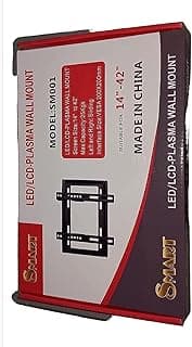 TV Monitor Stand (14 to 43 inch, Black, Fixed, Tabletop Mount, TV Stand)