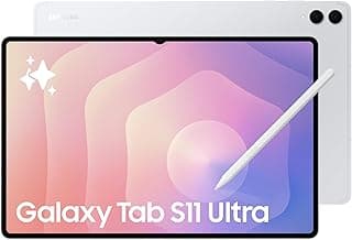 Samsung Galaxy Tab S11 Ultra, AI Tablet, Silver, 5G, 12GB RAM, 512GB Storage, Lightweight Design, Samsung Dex